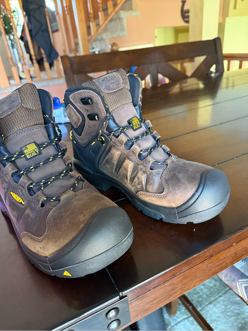 KEEN Dover 6 in Waterproof, Carbon toe workboot; Womens size 9.5 med